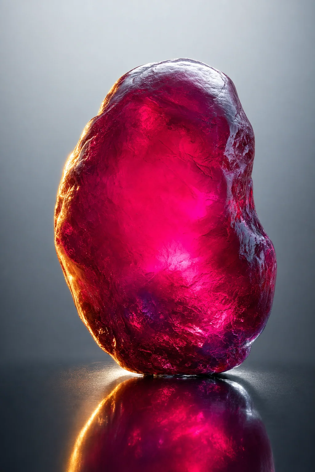 Museum-grade rough Madagascar ruby
